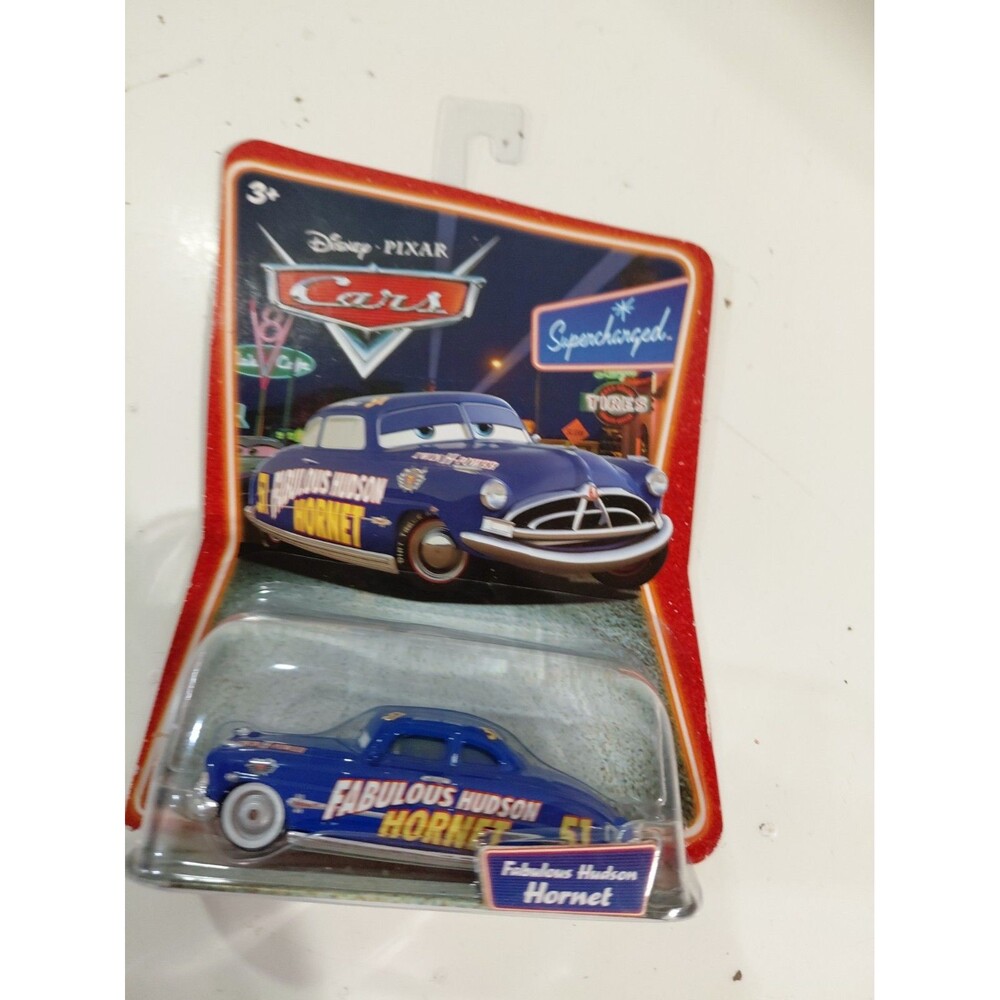 NIP Mattel 1:55 DieCast Disney Cars Supercharged (Doc ) Fabulous Hudson Hornet